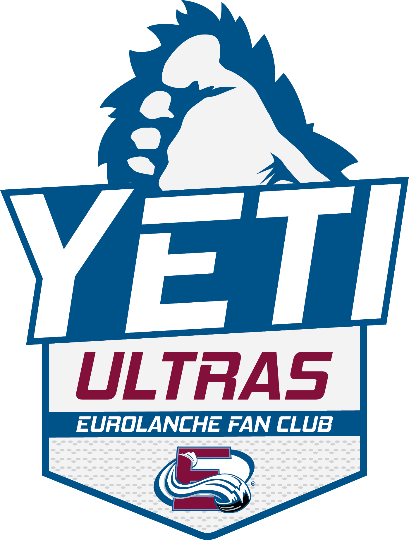 As Of Now, The Yeti Ultras Group Has More Than 50 Members - Colorado Avalanche Foot (1398x1845), Png Download