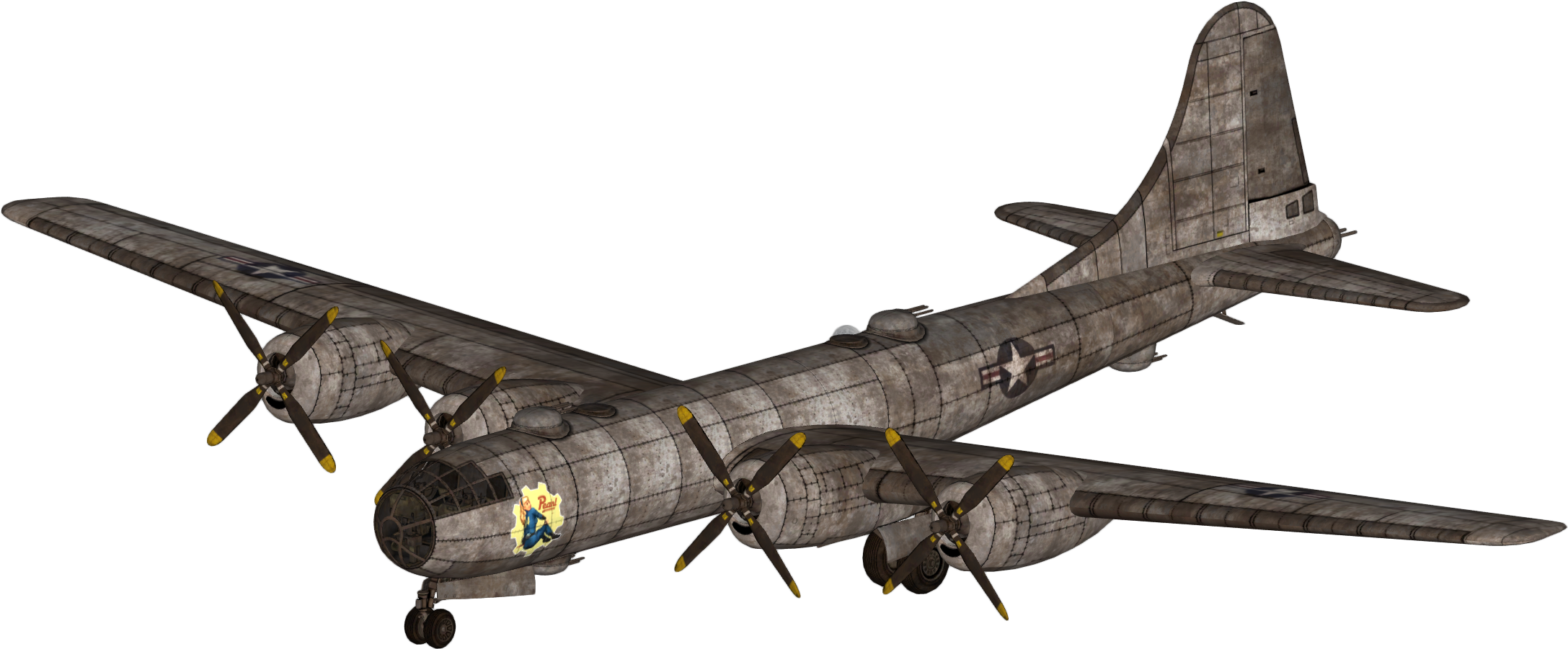 B-29 - Fallout New Vegas Airplane (2350x1100), Png Download