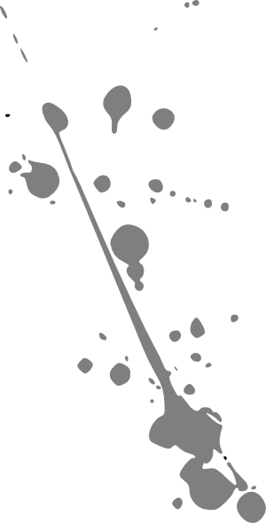 Clip Art At Clker Com Vector Online - Silver Paint Splatter Transparent (300x590), Png Download
