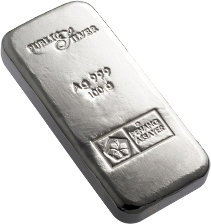 Best Free Silver Png Picture - Silver 100g Public Gold (478x493), Png Download