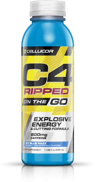 Cellucor C4 Ripped On The Go - Pre-workout (600x600), Png Download