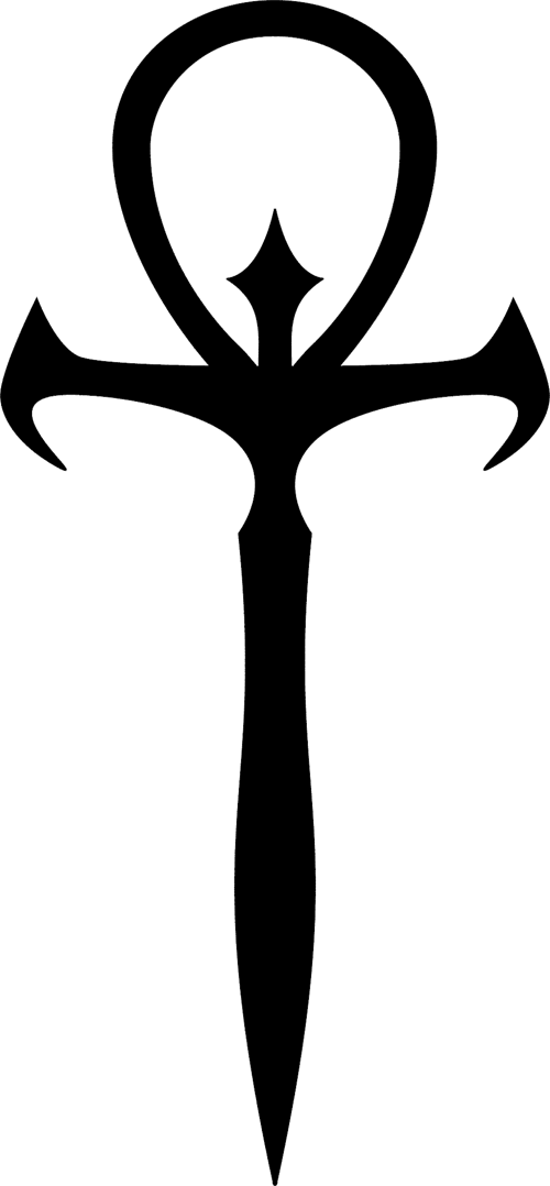 Ancient Vampire Symbols Detection - Ankh Vampire (500x1078), Png Download