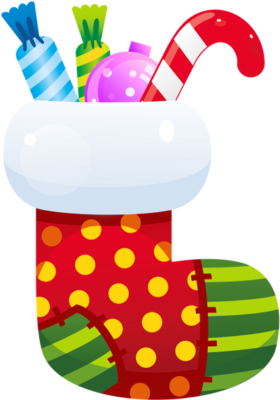 Xmas Stocking Png Picture Clipart - Christmas Clipart Stocking (429x600), Png Download