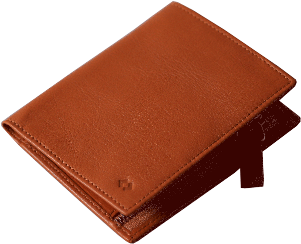 Leather Bifold Zip Wallet With Rfid Protection Wallet - Wallet (1024x1024), Png Download