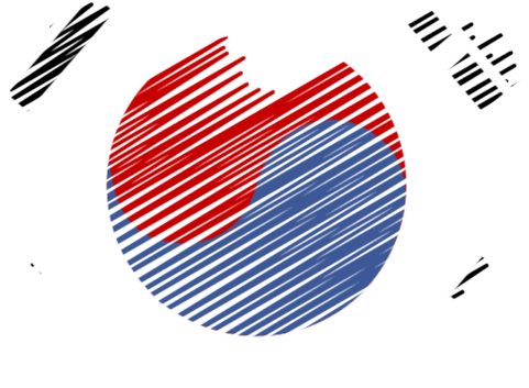 General Taekwondo Information Korean Flag - Graphic Design (480x480), Png Download