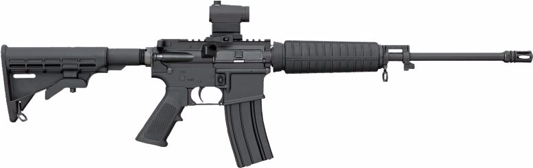The Dpms Oracle Ar 15 Semi Auto Rifle Review >> The - Bushmaster Quick Response 5.56 223 Semiautomatic Carbine (777x457), Png Download