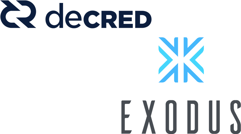 Decred Gets Integrated On Exodus Wallet - Exodus Wallet Logo Png (865x487), Png Download