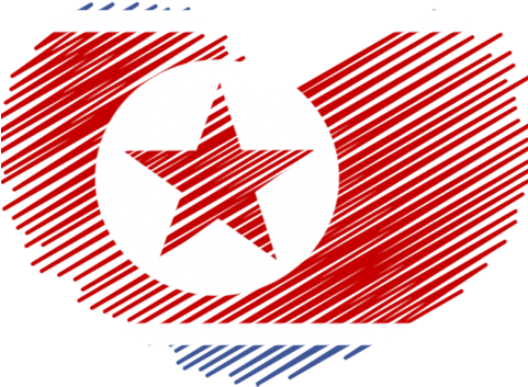 North Korean Flag Png - North Korea (480x480), Png Download
