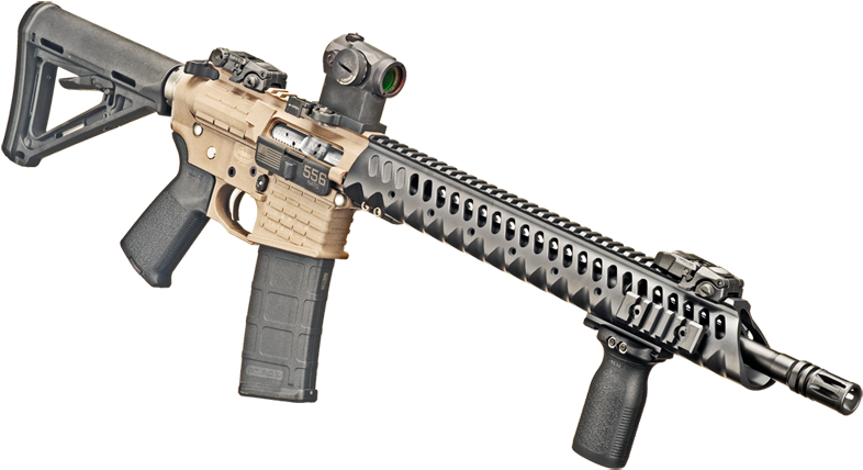 Ar 15 Png Transparent - Assault Rifle (800x434), Png Download