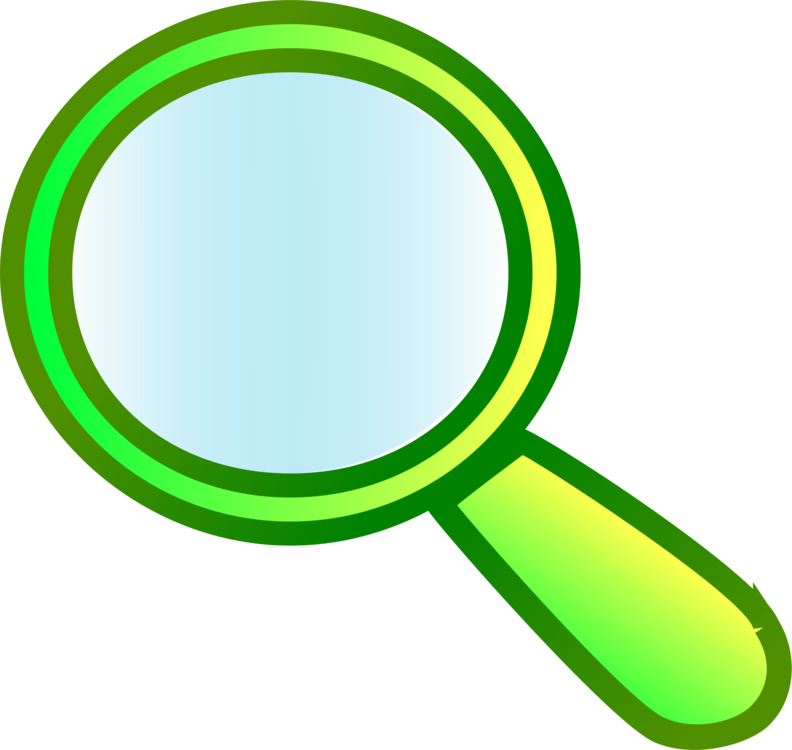 Magnifying Glass Computer Icons Download Lens - Magnifying Glass Green Vector (359x340), Png Download