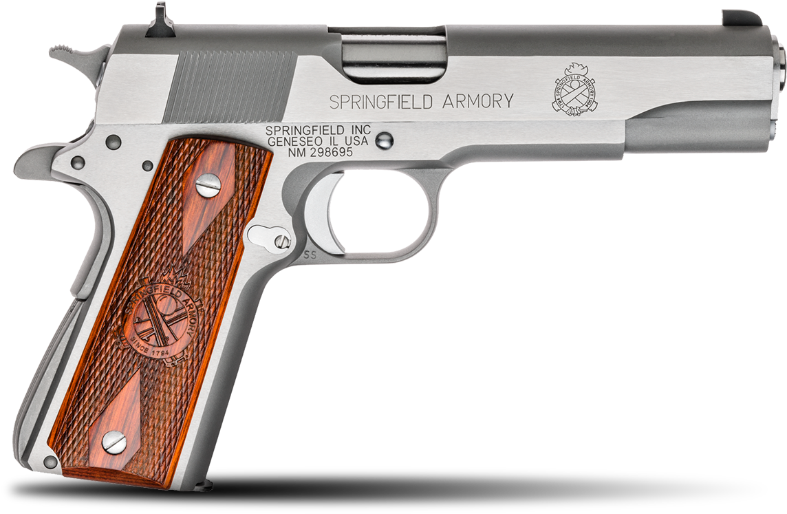 Image Free Download Best Handguns Top Caliber - Springfield Armory 1911 (1200x782), Png Download