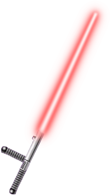 Red Lightsaber Png - Photobucket Icon (302x502), Png Download