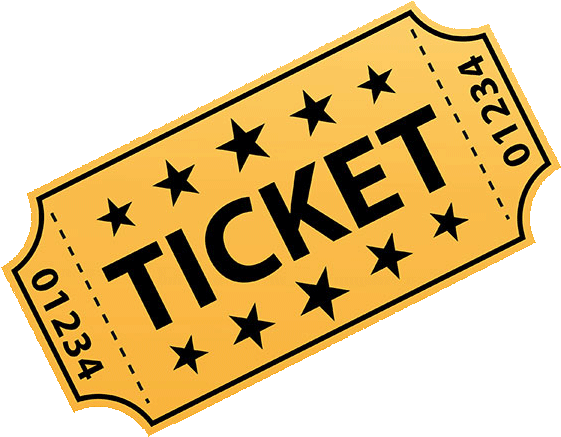 Fund A Need Ticket - Movie Ticket Png (570x446), Png Download