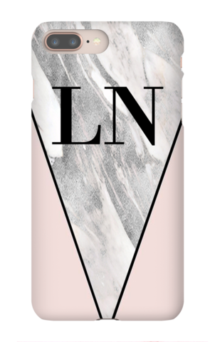 Personalised Pink X Castello Marble Contrast Iphone - Iphone (480x480), Png Download