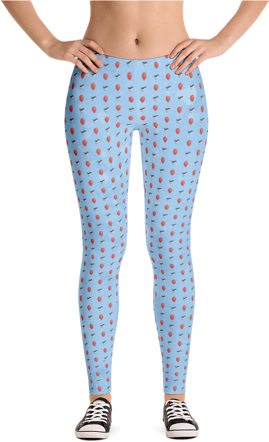Happy Double Hooded Pied Frenchie Capri Leggings (1000x1000), Png Download