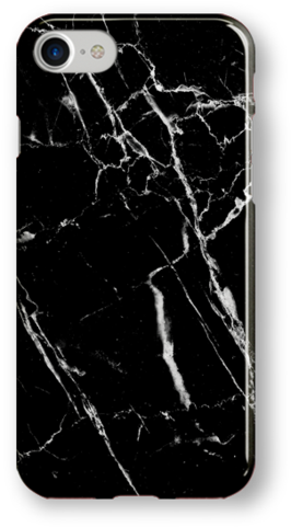 Iphone 8/7/6 Case - Recover Black Marble Iphone 6/6s/7/8 Case - Black (339x480), Png Download
