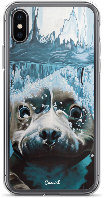 Diving Dog Iphone Case - Huge Graffiti Art (1000x1000), Png Download