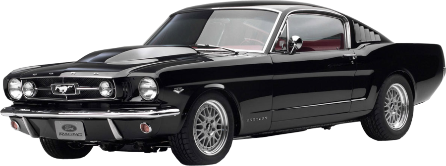 Cars - Old Mustang Png (900x336), Png Download