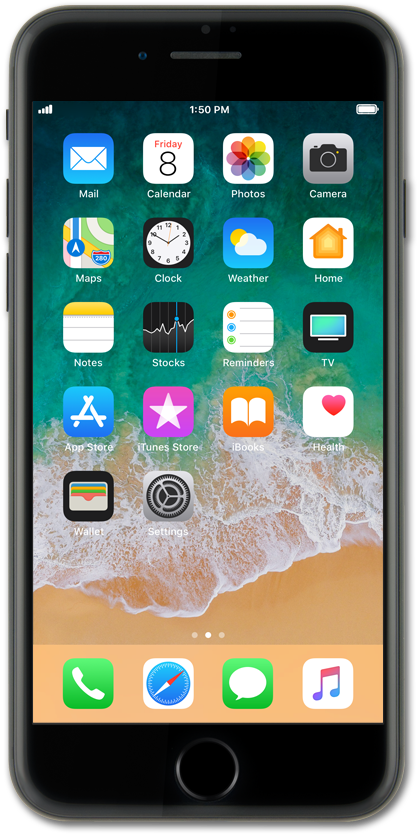 Apple Iphone 8 Plus On Ios - Iphone 7 Plus (510x926), Png Download