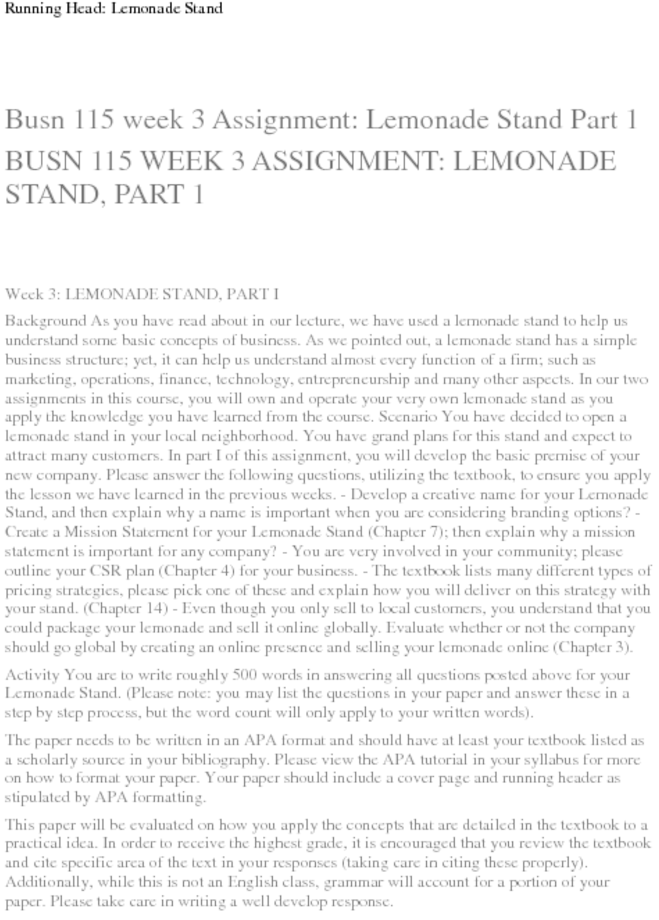 Lemonade Standbusn 115 Week 3 Assignment - Beschrijving Van De Begrafenis Van Prinses Maria Louise, (850x1100), Png Download