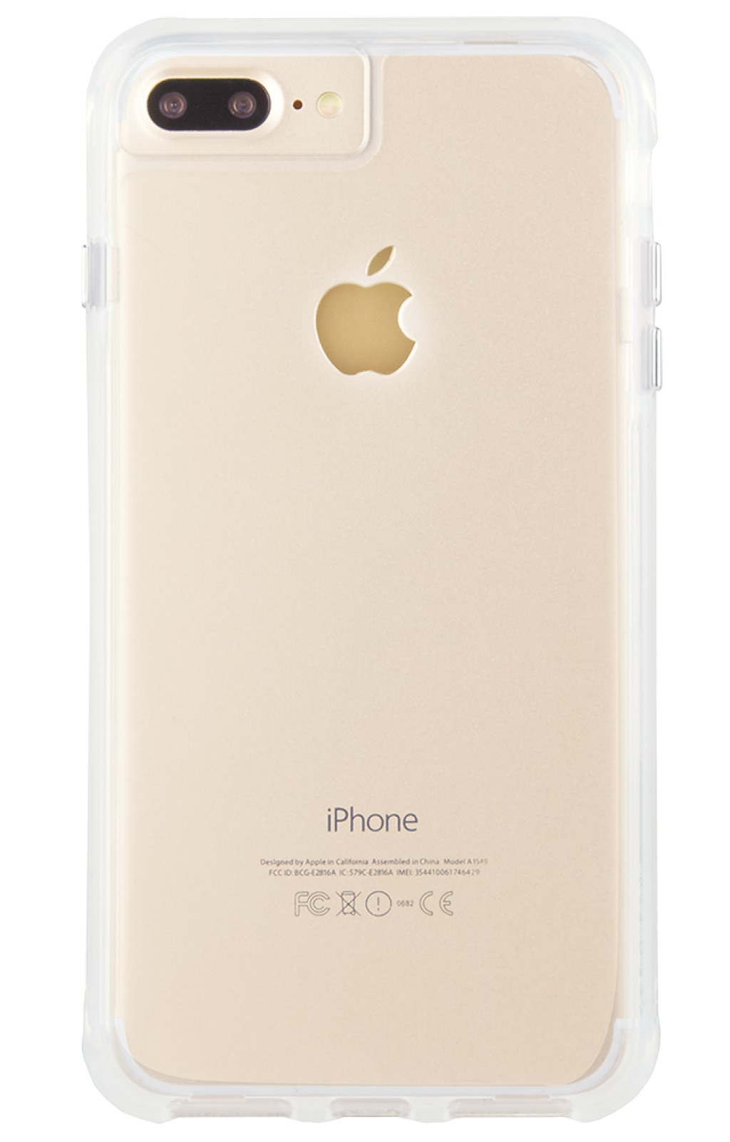 8 Plus Case Clear (1600x1600), Png Download