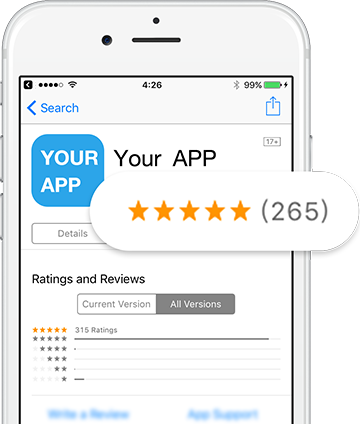 Buy App Installs Ratings - Rating & Reviews App (360x424), Png Download