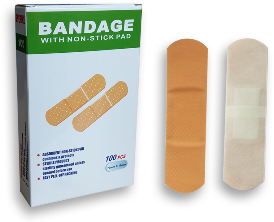 Products, Yojo Pe Plaster Bandage - Adhesive Bandage (1000x723), Png Download