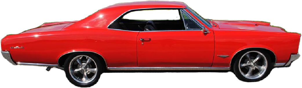 Red Classic Car Transparent Background (1080x500), Png Download