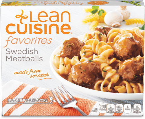1 - Lean Cuisine Swedish Meatballs (500x500), Png Download