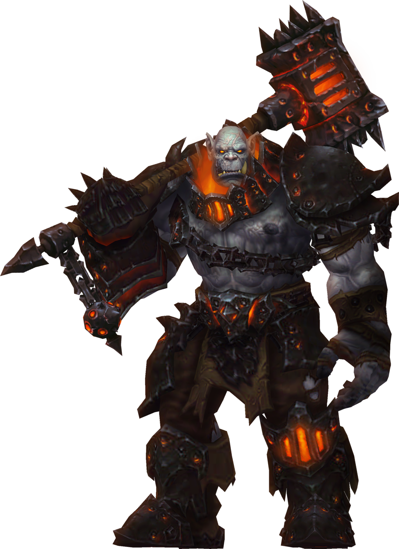 Deviantart Is The World's Largest Online Social Community - Blackhand Wow (1280x1762), Png Download