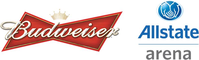 Budweiser - Allstate Arena Parking Lot Map (872x300), Png Download