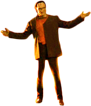 Transparent Dukat In The Fire Caves For I Don't Know, - Gul Dukat Standing (500x400), Png Download