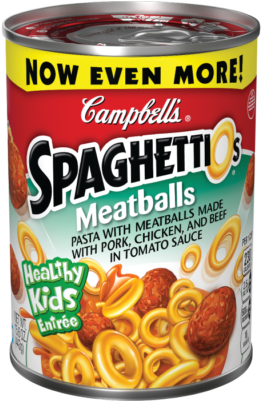 Spaghettios® With Meatballs - Spaghettios And Meatballs (400x400), Png Download