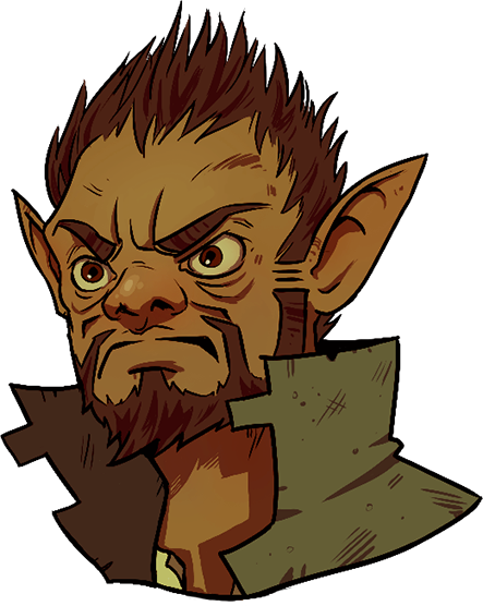 We're Orc And Gnome, And We're Creating Mild Adventures - Cartoon (443x556), Png Download