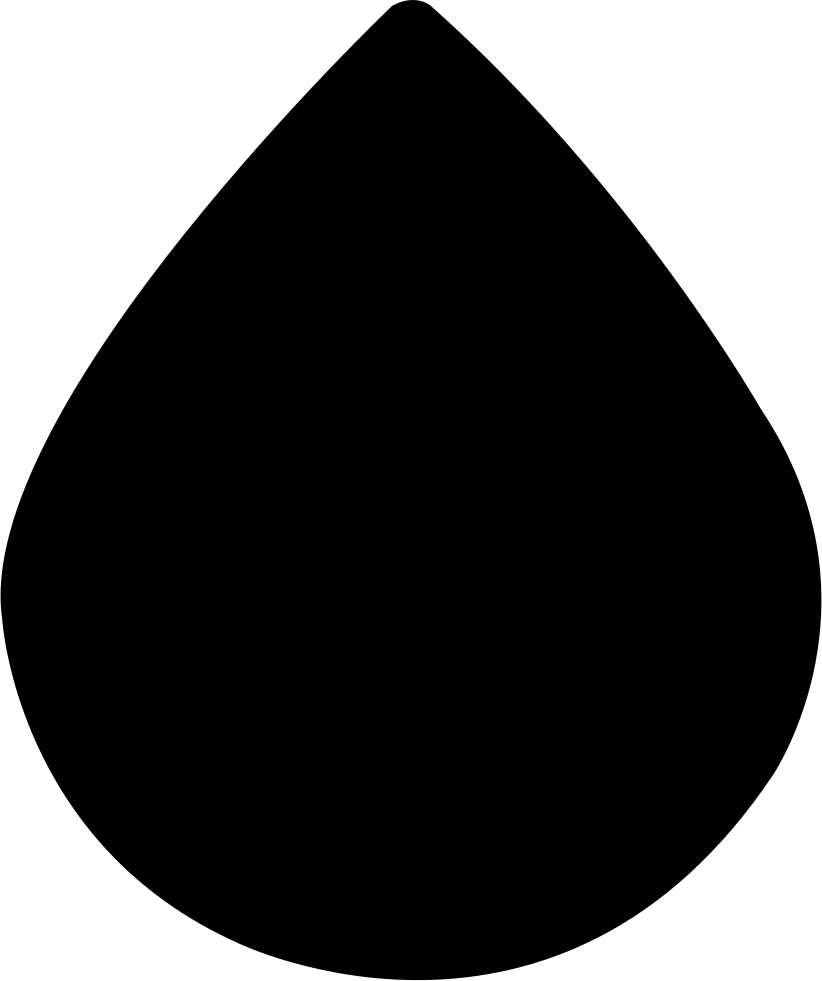 Oil Drop - - Black Water Drop Png (822x981), Png Download