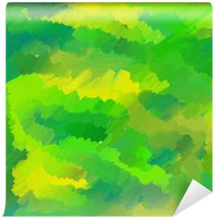 Oil Painted Canvas Background With Green Nuances Wall - Paper (400x400), Png Download