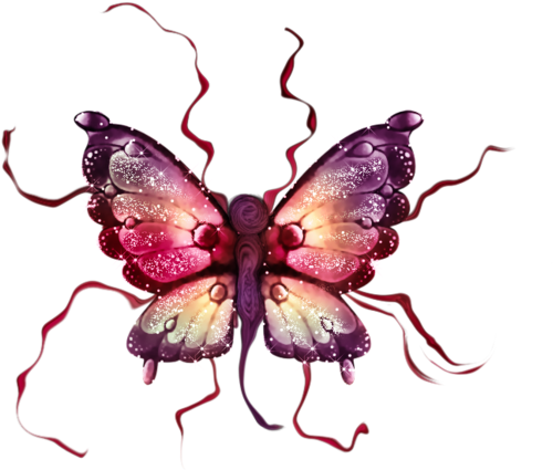 Pinterest Papillons Butterfliesgothicgoth - Clip Art (600x523), Png Download