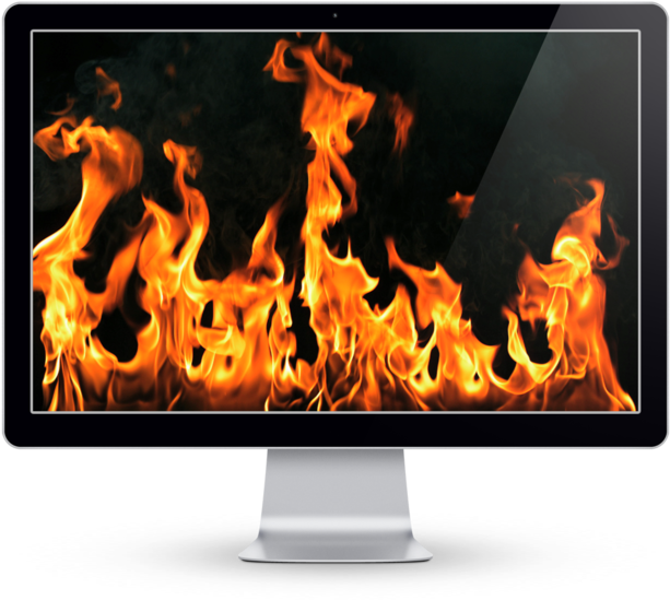 Fireplace Live Hd Screensaver On The Mac App Store - Screensaver (630x630), Png Download