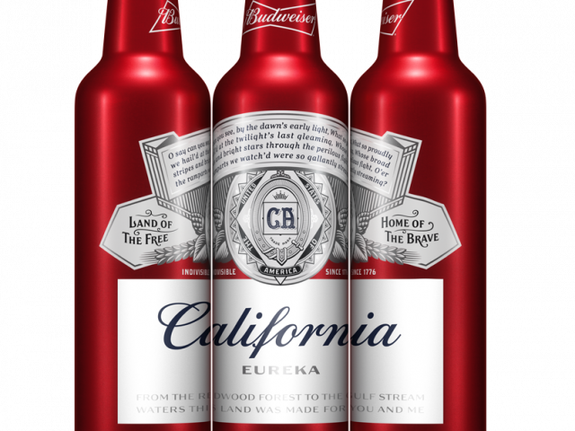 Budweiser Holiday Crate Png Clip Art Freeuse - Florida Budweiser Can (640x480), Png Download