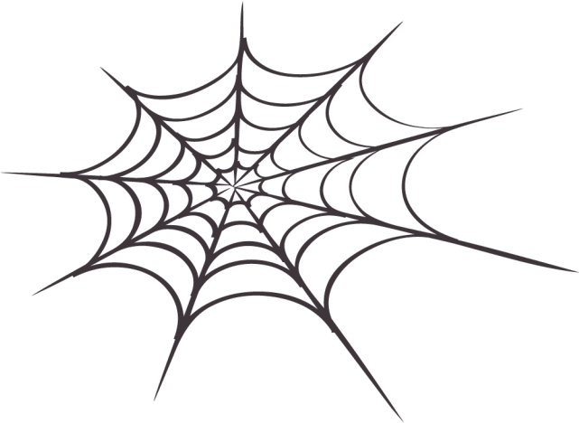 Halloween Cobwebs Cliparts - Written In Red Dreams - Book 1 (640x480), Png Download