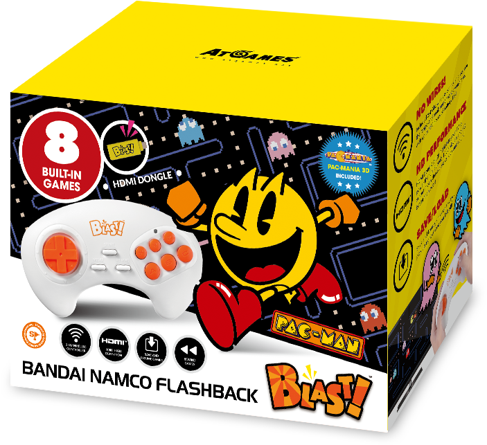 Retro Gaming Plug N' Play - Bandai Namco Flashback Blast (800x800), Png Download