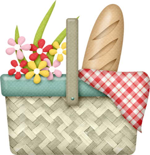 Publicat De Eu Ciresica La - Picnic Basket Clipart Free (485x500), Png Download