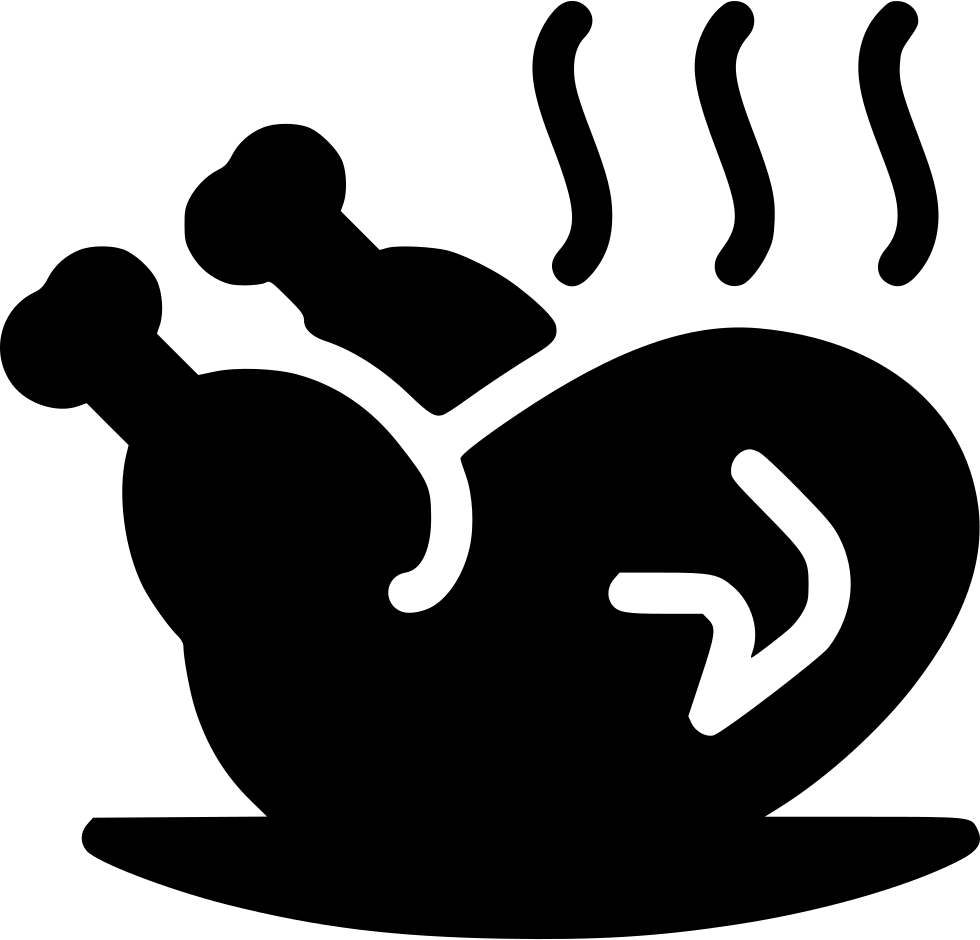 Roasted Chicken - - Roasted Chicken Icon (980x940), Png Download