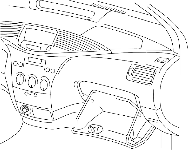 Mb Image/png - Inside Car Line Art (800x637), Png Download