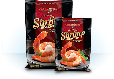 Cooked Peeled & Deveined Tail-on Shrimp - Deveined Frozen Shrimp (467x326), Png Download