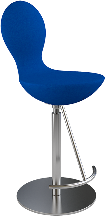Zoom - Blue Bar Chair Png (800x800), Png Download