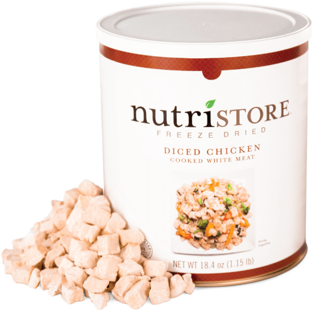 Freeze Dried Diced Chicken Meat In Canada - Nutristore Freeze Dried Blueberries Not Applicable (1200x1200), Png Download
