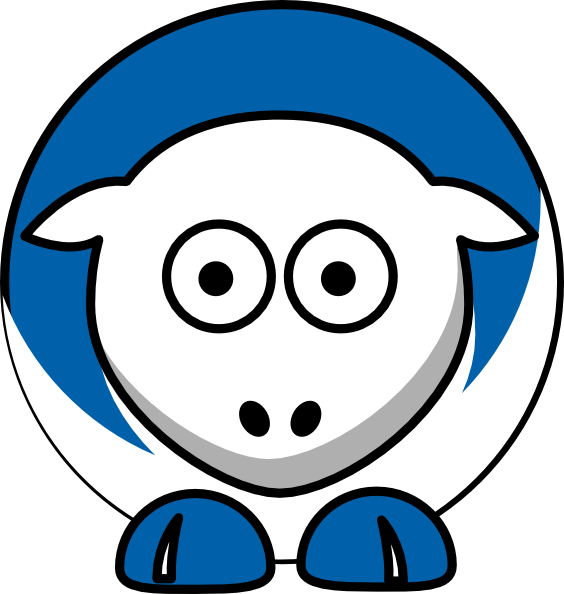 Sheep Air Force Falcons Team Colors (564x594), Png Download