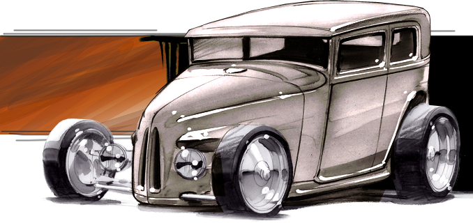 Chip Foose, Foose Projeto Chip Foose, Drawing Cartoons, - Chip Foose (678x320), Png Download