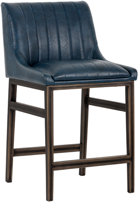 Halden Armless Counter Stool - Sunpan Halden Armless Barstool - Rustic Bronze/vintage (1000x800), Png Download